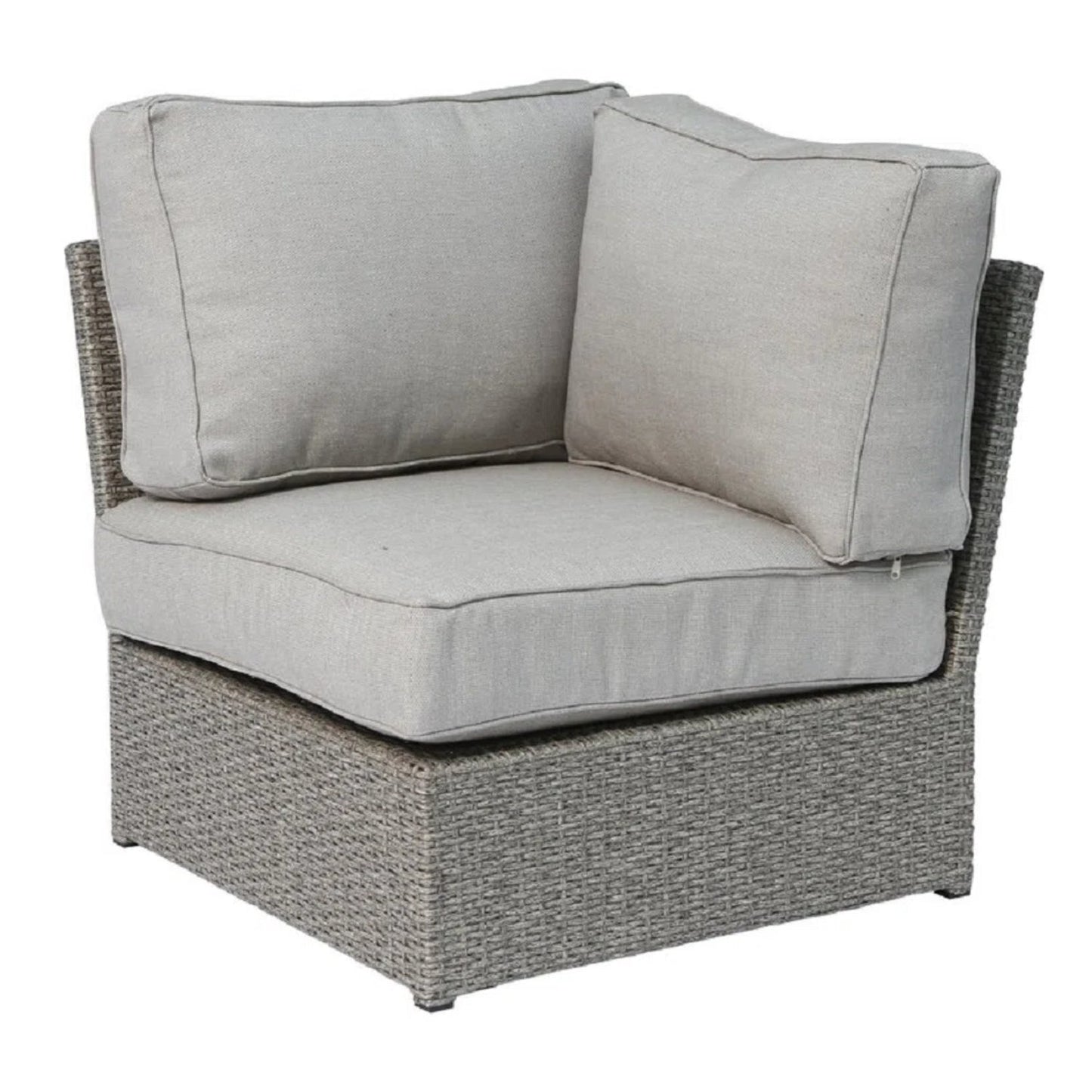 Fully Assembled 8-Person Outdoor Wicker Seating Group with Cushions