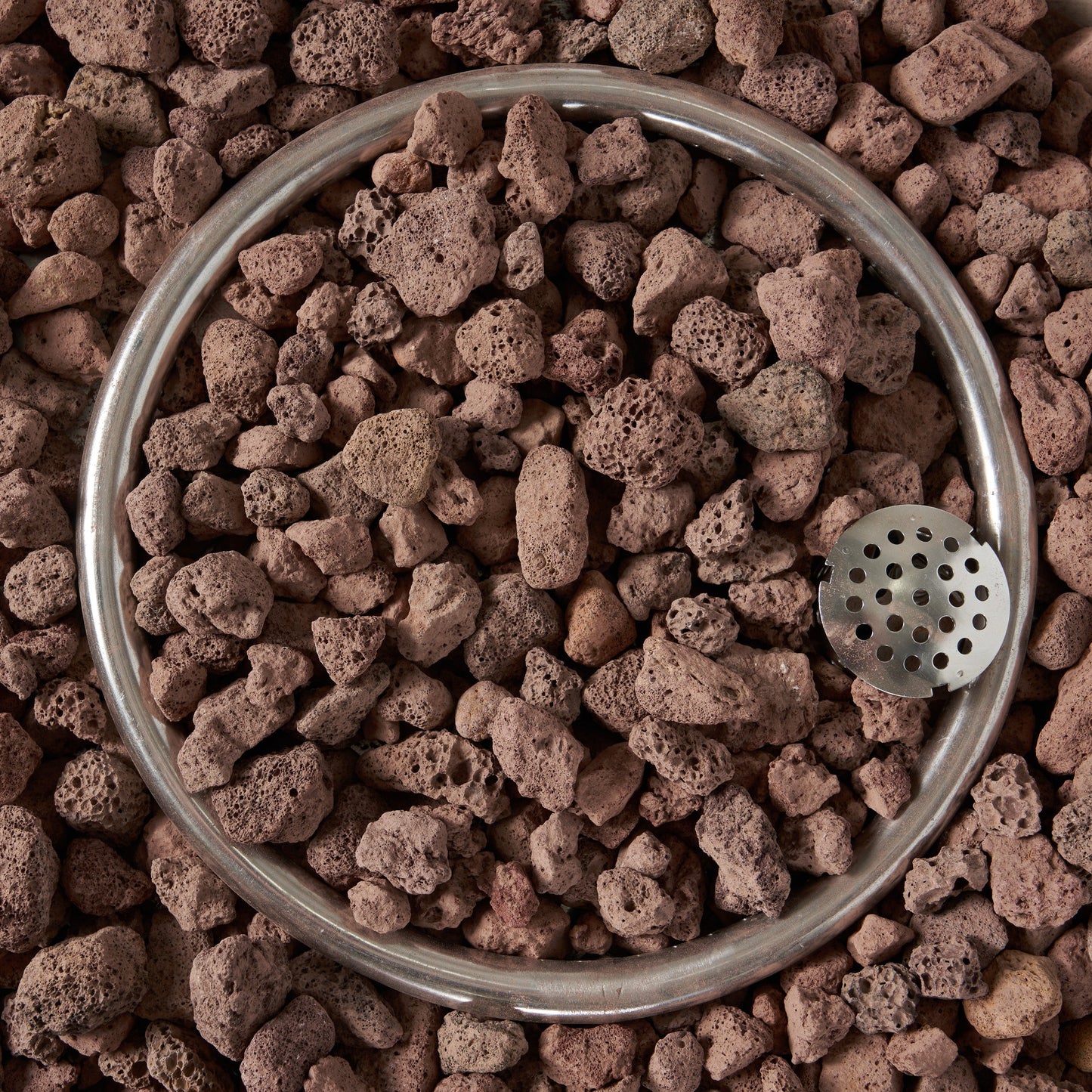 27" Bowl Shaped MGO 40,000 BTU Propane Fire Pit, Light