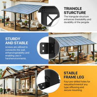 Metal Pergola with Canopy