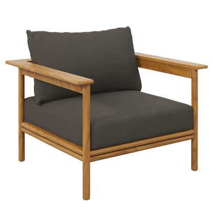 Wren 6-Piece Outdoor Patio Teak Wood Furniture Set by Modway