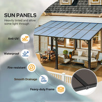 Metal Pergola with Canopy