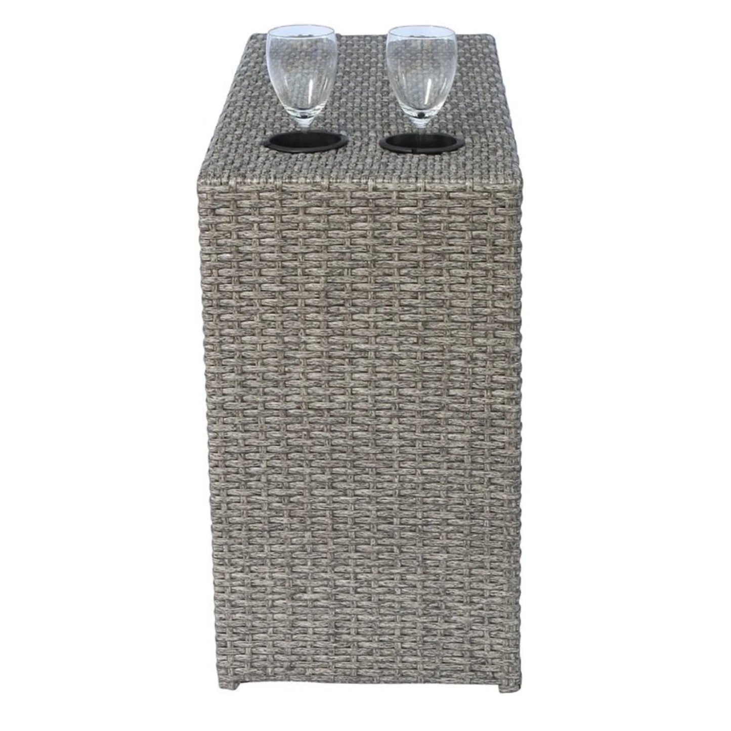 Fully Assembled 8-Person Outdoor Wicker Seating Group with Cushions