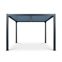 Metal Pergola with Canopy — Studio Shot