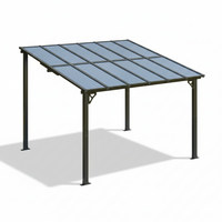 Metal Pergola with Canopy